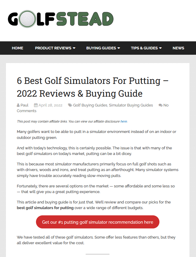 6 Best Golf Simulators For Putting – 2022 Reviews & Buying Guide ...